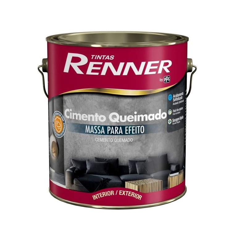 Massa Cimento Queimado 5kg Renner - Neblina Serrana