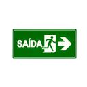Ver imagem 1 de Placa Saída de Emergência Direita - S13