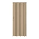 Ver imagem 2 de Porta Sanfonada de PVC Plast 210x96cm com Trinco Bege Bcf