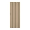 Ver imagem 1 de Porta Sanfonada de PVC Plast 210x96cm com Trinco Bege Bcf