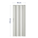 Ver imagem 4 de Porta Sanfonada de PVC Plast 210x96cm com Trinco Bege Bcf