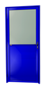 Ver imagem 1 de Porta Alumínio Meia Lambril Meia Vidrao D.Azul 90 V.Boreal Brimak