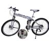 Bicicleta Dobravel Branco 21 Marchas Aro 26 Freio Disco (BSL-BIC-1) - 4