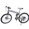Bicicleta Dobravel Branco 21 Marchas Aro 26 Freio Disco (BSL-BIC-1) - 1