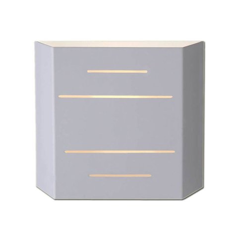 Arandela Flash 912 Alumínio Branca Ideal