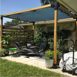 Pérgola Popsteel Club com Toldo e Parede Slim - 2