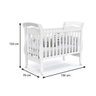 Quarto Modulado com Ponte Aérea Eloísa e Berço que Vira Mini Cama Bambini - Phoenix Baby - Branco - 6