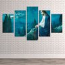 Conjunto de 5 Telas Decorativas Jesus Sentado Grande - 1