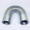 Ver imagem 2 de Tubo Extensivo em Aluminio 137mm 1 metro Exaustor Exaustão Coifa Aquecedor Adaptação