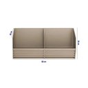 Ver imagem 3 de Fruteira Prateleira Inox 800x300x280mm 2 Divisões Frnfr0802