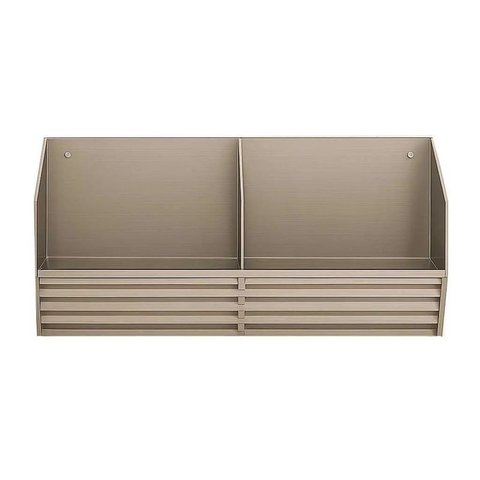 Fruteira Prateleira Inox 800x300x280mm 2 Divisões Frnfr0802