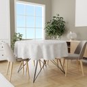 Ver imagem 1 de Toalha Mesa Plástica Térmica Floral Br 4 lugares Redonda