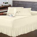 Ver imagem 1 de Capa para Colchão Impermeável Matelada Casal Queen Palha + Saia box