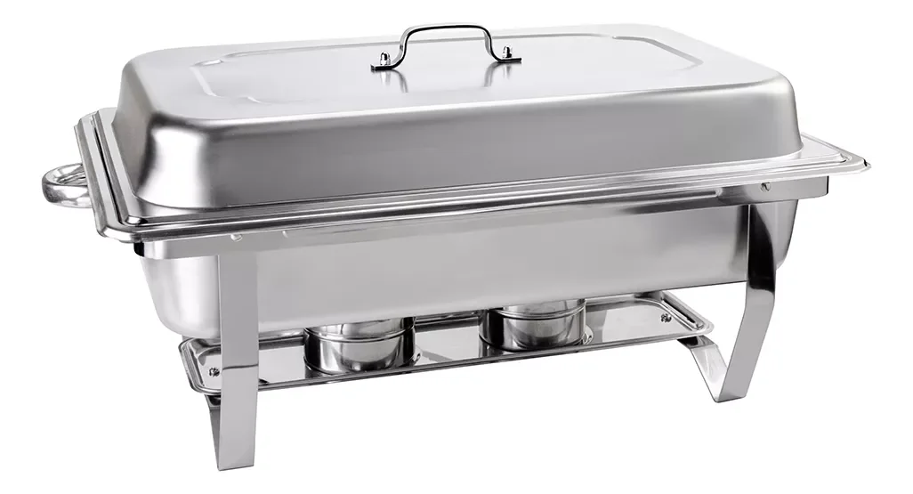 Réchaud Retangular 9 L com 1 Cuba 1/1 Inox Novadecor - 2