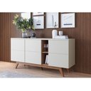 Ver imagem 1 de Aparador Buffet Ambiente Noronha Off White Matte Freijó - Colibri