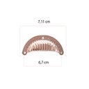 Ver imagem 2 de Puxador Concha Colonial Kit com 4 Unidades: Rose Gold 1005