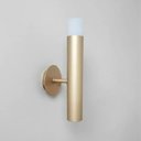Ver mais imagens de Arandela de Parede Billet Mini 1455 para Ambientes Diversos Cor Dourado Mate