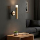 Ver imagem 4 de Arandela de Parede Billet Mini 1455 para Ambientes Diversos Cor Dourado Mate