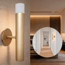 Ver imagem 5 de Arandela de Parede Billet Mini 1455 para Ambientes Diversos Cor Dourado Mate