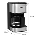 Ver imagem 2 de Cafeteira Preferita Preta 220v - Armo