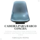 Ver imagem 5 de Cadeira Giratória para Barco de Pesca Tipo Concha Cinza
