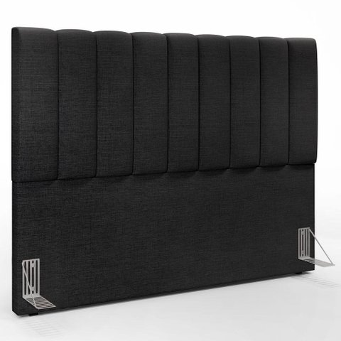 Cabeceira Cama Box Casal Queen 160 Cm Linho Chumbo