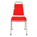 Ver imagem 2 de Cadeira Empilhável para Hotelaria Linha Hotel Jersey Vermelho