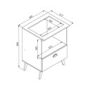 Ver imagem 3 de Balcão Retrô para Forno e Cooktop Multimóveis CR20094 Branco