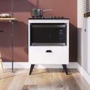 Ver imagem 2 de Balcão Retrô para Forno e Cooktop Multimóveis CR20094 Branco