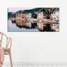 Tela Decorativa Slim Casas Frente ao Mar Unico - 1