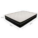 Ver imagem 3 de Colchão Queen Bello Box Paris de Molas Ensacadas Preto 26x158x198