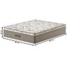 Colchão King Pelmex Martin Taylor 005694/2018- - Branco / Marrom - 2