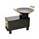 Ver imagem 1 de Fogão Portátil Lenha Campeiro 01 Boca Picanheira 40x35x18cm Ouro Minas F080COM