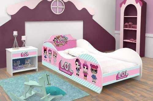 Mini cama carro do Barbie mais colchão