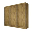 Ver imagem 2 de Guarda-Roupa 100% MDF 3 Portas e 6 Gavetas Freijó Dourado Toulon