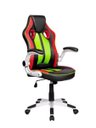 Ver imagem 1 de Cadeira Gamer Pelegrin Pel-3009 Couro Pu Preta, Vermelha e Verde