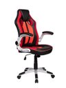 Ver imagem 1 de Cadeira Gamer Pelegrin Pel-3009 Couro Pu Preta e Vermelha