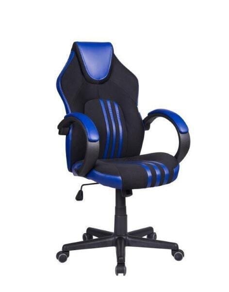 Cadeira Gamer Pelegrin Pel-3005 Preta e Azul - 1