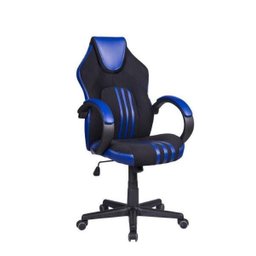 Cadeira Gamer Pelegrin Pel-3005 Preta e Azul - 1