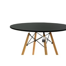 Mesa Eiffel Design Charles Eames 90cm Preta - Kza Bela - 1