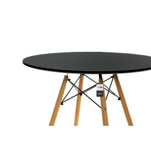 Mesa Eiffel Design Charles Eames 90cm Preta - Kza Bela