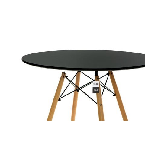 Mesa Eiffel Design Charles Eames 90cm Preta - Kza Bela