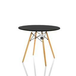 Mesa Eiffel Design Charles Eames 90cm Preta - Kza Bela - 2
