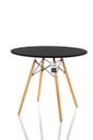 Ver imagem 2 de Mesa Eiffel Design Charles Eames 90cm Preta - Kza Bela