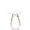 Mesa Eiffel Design Charles Eames 90cm Branca - Kza Bela - 2