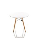 Ver imagem 2 de Mesa Eiffel Design Charles Eames 90cm Branca - Kza Bela