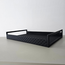 Ver imagem 3 de Bandeja Mdf - Alças Metálicas - Revestida Pu Comtestura 23198 - 36cm