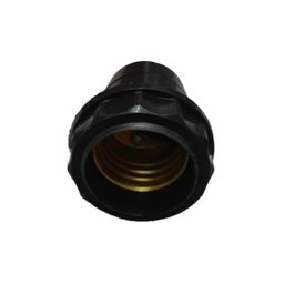 Kit 5 Soquete E-27 Abajur Plastico Preto - 3