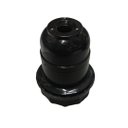 Ver imagem 2 de Kit 5 Soquete E-27 Abajur Plastico Preto