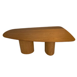 Mesa de Jantar Organica Duo 160x90cm freijo Modelar Moveis Mesa de Jantar Orgânica